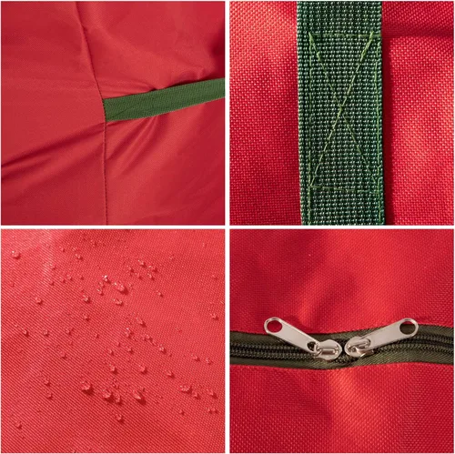 Miniatura 3 de Bolsa de almacenamiento grande y resistente para árbol de Navidad, se adapta a árboles desmontados de hasta 9 pies, 65 x 15 x 29 pulgadas, bolsa