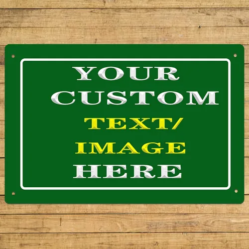 Miniatura 11 de Letreros de metal personalizados con forma de escudo, letreros de estaño personalizados con imagen de texto, imagen, letreros de aluminio