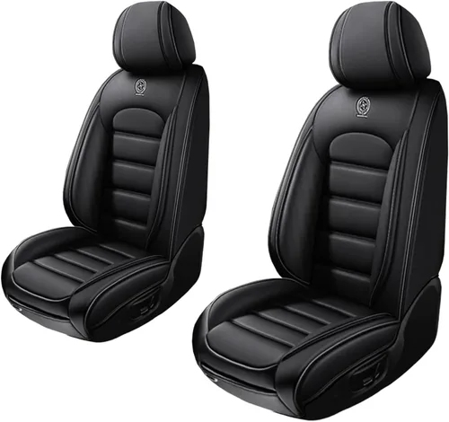 Miniatura 13 de 5 fundas de asiento para Chevy Aveo 2005-2023, fundas de asiento de automóvil de cuero, impermeables, antideslizantes, suaves, cómodas fundas