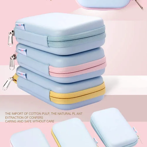 Miniatura 2 de ZELIN YE Kit de aseo para bebés, 8 en 1 con cepillo, peine, cortaúñas y lima, limpiador nasal, cepillo de dientes de dedos, tijeras, juego portátil