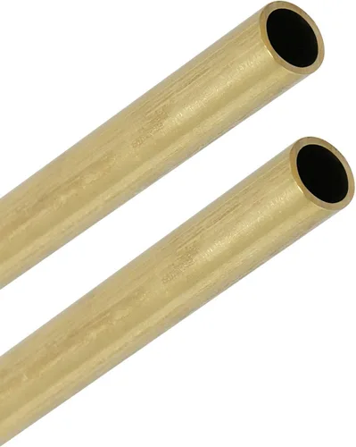 Miniatura 3 de Tubo redondo de latón de cobre de 0.276 in / 7/25 pulgadas x diámetro exterior 0.354 in / 7/20 pulgadas de diámetro exterior tubo de cobre hueco