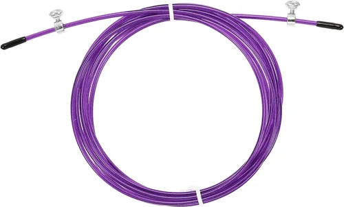 Miniatura 12 de PATIKIL Cable de repuesto de cuerda de salto de velocidad, cuerda de salto profesional, alambre de acero reemplazado para cuerdas de salto de alta