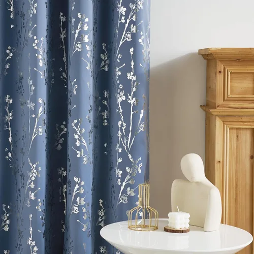 Miniatura 111 de NICETOWN Paneles de Cortinas Opacas para Dormitorio - Tratamiento de Ventanas con Aislamiento Térmico, Ojales Sólidos, Cortinas Opacas con Diseño