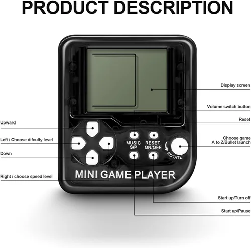 Miniatura 3 de SSRMX 24 piezas de recuerdos de fiesta de videojuegos para niños, mini llavero de juegos de arcade, regalos de fiesta de cumpleaños, premios de aula