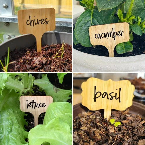 202 etiquetas para plantas, etiquetas de hierbas y plantas, etiquetas de jardín de vivero para macetas, marcadores de semillas, calcomanías de
