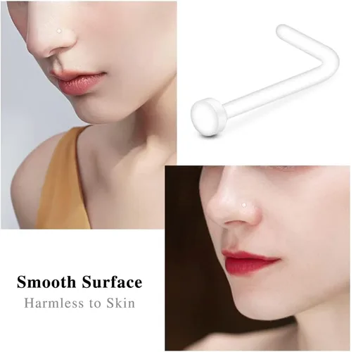 Miniatura 2 de Zolure Joyería de Perforación - Aretes Claros de Nariz, Anillos, Tabique, Labios, Cartílago, Lengua, Rook, Daith, Oreja, Industrial, Pezón, Piercing