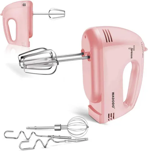 Miniatura 7 de WADODO Batidora de mano eléctrica de 7 velocidades - Mezclador de alimentos portátil mezclador de cocina con 304 *