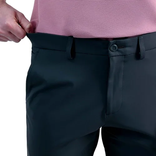 Miniatura 4 de Haggar Pantalón deportivo para hombre, de viaje, rendimiento, ajuste recto, frente plano, elástico, casual