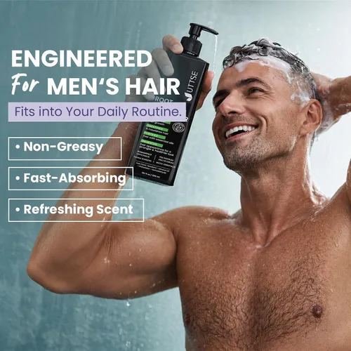 Miniatura 4 de Acondicionador activador de raíces para hombres: tratamiento reparador profundo para el crecimiento y engrosamiento del cabello