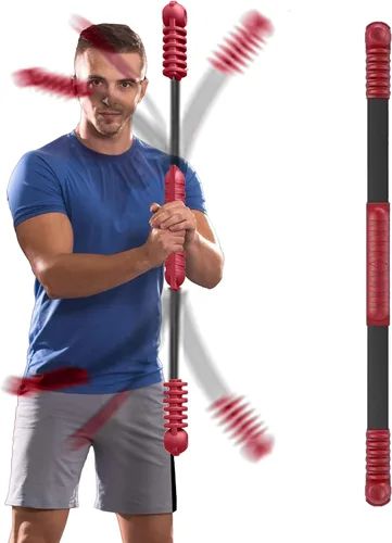 Miniatura 7 de Barra de Fitness OSCILLATING SLIM para Entrenamiento, Barra de Ejercicio Elástica, Palo de Peso de Vibración, Terapia Física Corporal, Entrenamiento