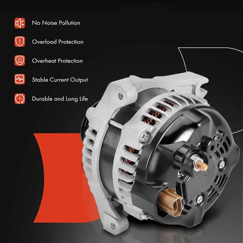 Miniatura 6 de A-Premium Alternador compatible con Ford F-150 F150 2009-2010 4.6L, 12V 135A polea de 6 ranuras en el sentido de las agujas del reloj, reemplazo #
