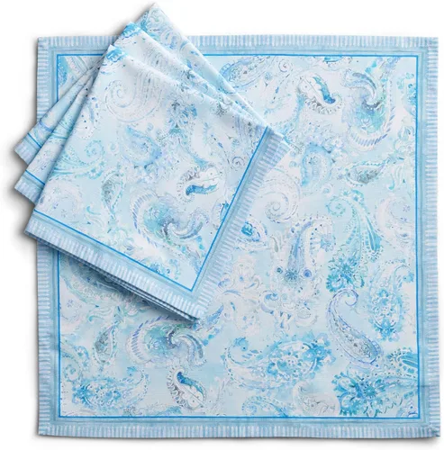 Miniatura 31 de Maison d' Hermine Happy Florals - Juego de 4 servilletas 100% algodón suave y cómodo perfectas para cenas familiares, bodas, fiestas de cóctel, 063