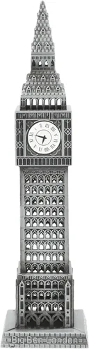 HOMSFOU Big Ben Modelo Arquitectura Escultura Aleación Modelo de Edificio Ornamento para Decoración del Hogar Mesa Pantalla 7.08 Pulgadas Londres