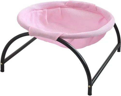 Happyyami Elevated Cat Hammock Bed for Pets Breathable Mesh Lounge Sturdy Design for Use Stylish Elevated Pet Nest for Cats Dogs for Relaxation and