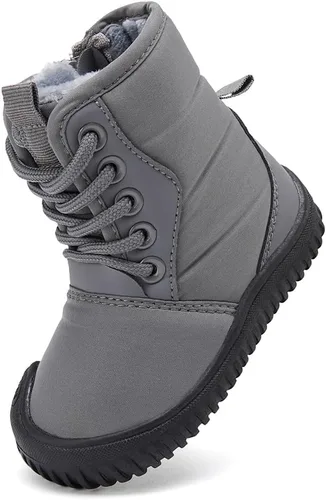 Miniatura 131 de BMCiTYBM Botas de nieve de invierno para bebés y niños pequeños, de piel sintética, cálidas, antideslizantes, zapatos para primeros pasos