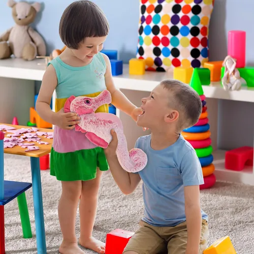 Miniatura 6 de DolliBu - Peluche de caballito de mar rosa, súper suave, lindo animal de peluche para niños y adultos, adorable juguete de regalo para niñas