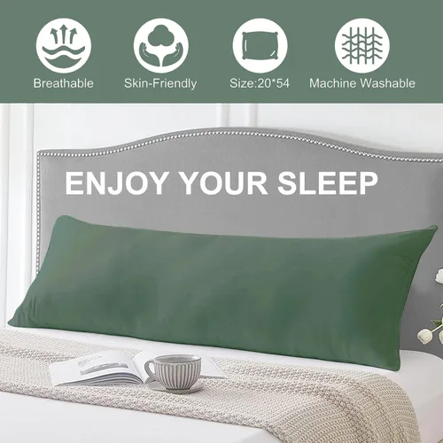 Miniatura 5 de DOWNCOOL Relleno de Almohada Grande para el Cuerpo - Almohada Transpirable de Cuerpo Completo para Personas que Duermen de Lado - Almohada de Cama