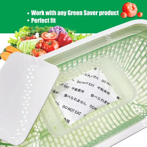 Miniatura 4 de Paquete de 12 repuestos para conservadores de productos OXO GreenSaver e insertos para crujientes, mantiene las frutas y verduras frescas, también