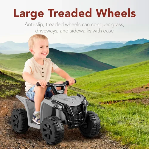 Miniatura 5 de Best Choice Products - Vehículo de juguete para niños de 6V, cuatriciclo de 4 ruedas, ATV con velocidad máxima de 1.8 MPH, neumáticos con dibujo