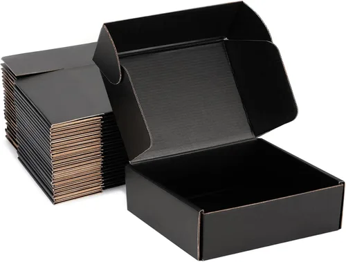 Miniatura 13 de Cajas de envío pequeñas de 9 x 6 x 2 pulgadas (paquete de 25) – Cajas de cartón corrugado blancas resistentes para pequeñas empresas, comercio Blanco