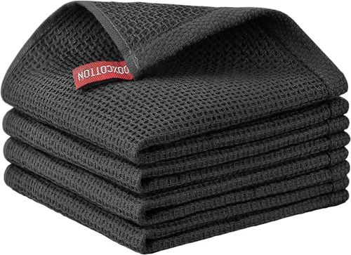 Miniatura 71 de Nialnant - Toalla de cocina 100% algodón, tejido gofre, suave, absorbente y de secado rápido, toallas para secar platos, trapos de limpieza - Multi
