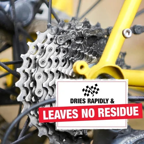 Miniatura 5 de Finish Line Desengrasante de bicicleta de velocidad: potente fórmula seca para cadenas de bicicletas, engranajes y frenos de disco, Turbo Spray