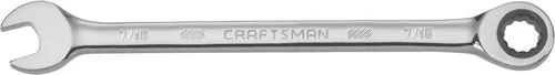 CRAFTSMAN Llave de trinquete, SAE, 7/16 pulgadas, 72 dientes, 12 puntos (CMMT42562)