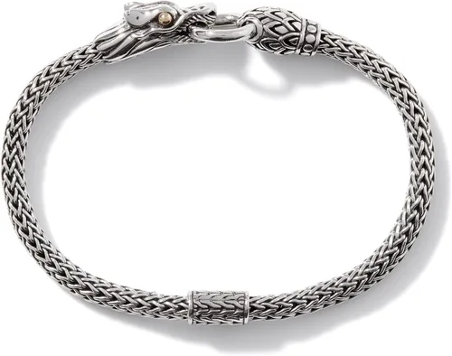 Miniatura 4 de John Hardy Pulsera de cadena Dragon Station de oro y plata de Leyendas Naga para mujer, Metal