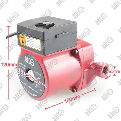 Miniatura 7 de Bacoeng Bomba de recirculación de agua caliente, 110 V NPT de 3/4 pulg., bomba de circulación con enchufe de EE. UU