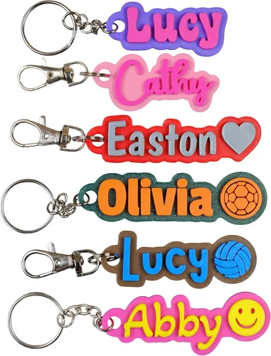 Llavero personalizado SuperFineDeesigns – Llavero personalizado impreso en 3D