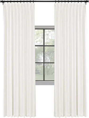 Miniatura 27 de Fcosie Juego de 2 paneles de cortinas opacas extralargas de 120 pulgadas de largo, cortinas de doble capa para oscurecer la habitación, paneles