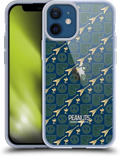 Miniatura 172 de Head Case Designs Funda de gel Woodstock 50th con licencia oficial de Peanuts Snoopy Guitar 1969 [protección de grado militar] compatible con Apple