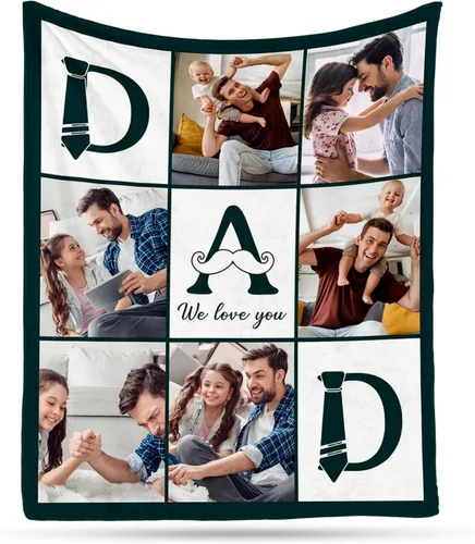 Miniatura 15 de Envío al día siguiente, manta musical personalizada con foto - impresa en EE. UU., mantas personalizadas con foto para adultos y niños, regalos