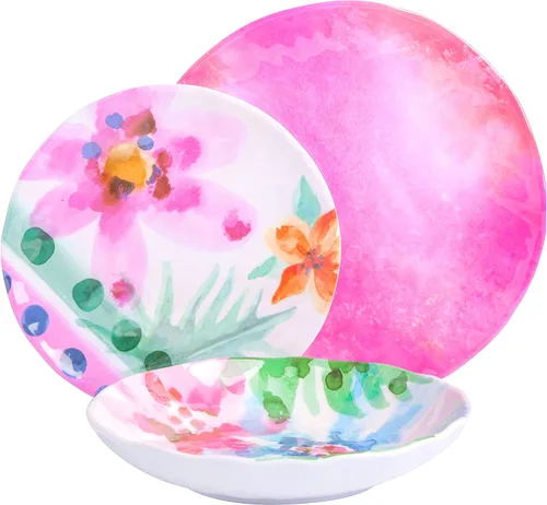 Miniatura 3 de Spice by Tia Mowry Cinnamon Twist - Bandejas decoradas de melamina de 2 piezas
