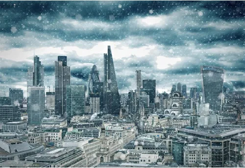 Miniatura 7 de Yeele Telón de fondo moderno de ciudad natural, paisaje nocturno, para fotografía de Nueva York, Chicago, centro de la ciudad, horizonte urbano