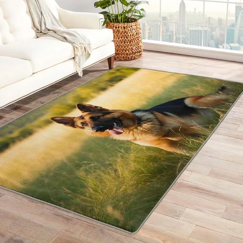 Miniatura 50 de Alfombra de camión monstruo y decoración del hogar, alfombra de 5 x 8 pies, alfombras para niños, alfombra para sala de estar, dormitorio, alfombra