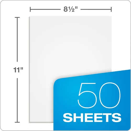 Miniatura 3 de TOPS The Legal Pad Plus Bloc de escritura, pegamento superior, 8-1/2 x 11 pulgadas, blanco, 50 hojas, paquete de 12 (71520), blanco