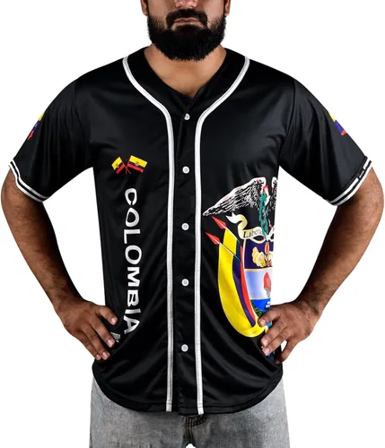 Miniatura 2 de fox & fury Camisetas de béisbol negras México, Guatemala, El Salvador, Honduras, Venezuela, Puerto Rico, Brasil, Cuba, Nicaragua