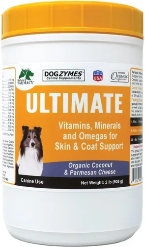 Miniatura 10 de Dogzymes Ultimate Skin and Coat con aceite de algas y coco orgánico (8 onzas)