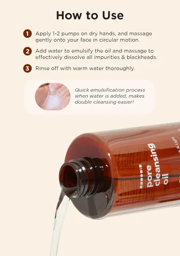 Miniatura 6 de Hanskin BHA - Aceite limpiador de poros, tamaño de prueba de muestra, juego de mini removedor de maquillaje de tamaño de viaje, limpiador suave