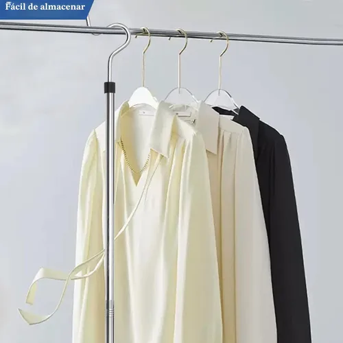 Miniatura 9 de Poste con Gancho para Ropa, Gancho Extensor para Colgar Ropa, Luces y Plantas, Extensible de 35" a 50", Hecho de Tubo de Acero Inoxidable con Mango