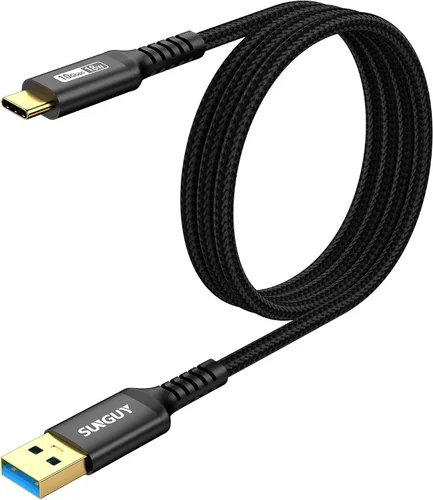 Miniatura 13 de SUNGUY - Cable USB de 10 Gbps para Android Auto, 33 cm, USB C 3.1 Gen2, transferencia de datos, cable USB C para CarPlay, carga rápida para iPhone