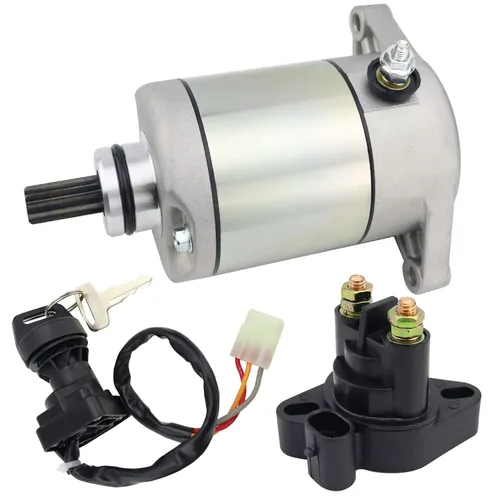 Miniatura 12 de Motor de arranque y relé de solenoide e interruptor de encendido para Suzuki ATV Eiger 400 2WD 4WD LT-A400 LT-F400 2002-2007 3545-016 31100-38F00