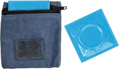 Miniatura 10 de Hide & Drink, Bolsa de condón de lona encerada resistente al agua, bolsa de bolsillo con tecnología Change Valuables, regalo clásico para socios