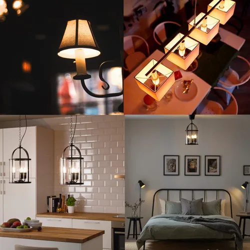 Miniatura 6 de Sunaiony Bombillas LED de candelabro esmeriladas E26 de base media 2W regulables, luz blanca suave 3000K equivalente a 25W, bombillas LED 2W 3000K-8