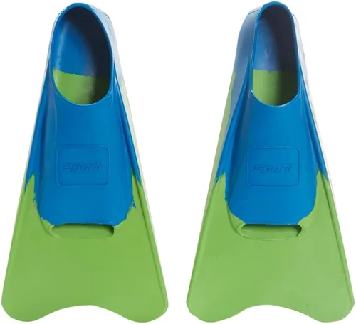 Sporti Aletas de natación cortas para adultos y niños para natación en piscina, aletas flotantes para natación y snorkel, aletas de natación para