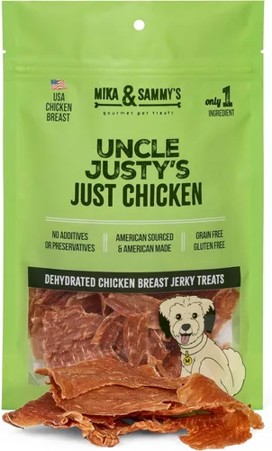 Miniatura 16 de Golosinas gourmet para perros Mika & Sammy's hechas en los Estados Unidos (queso de pollo 5 0z)
