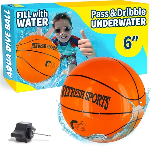 Miniatura 10 de Aqua Dive - Pelota de fútbol para niños de 8 a 12 años, juego de pelota al aire libre para niños, patada, pase o atrapa, juguetes acuáticos ideales