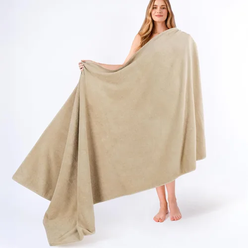 Miniatura 24 de American Soft Linen - Juego de 4 toallas, 100% de algodón turco, 27 x 54 pulgadas, tamaño extragrande, toallas para la ducha, color amarillo