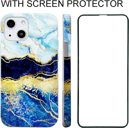 Miniatura 3 de Funda magnética para iPhone 13 y iPhone 14 de 6.1 pulgadas, compatible con carga MagSafe de poliuretano termoplástico suave, delgada, a prueba